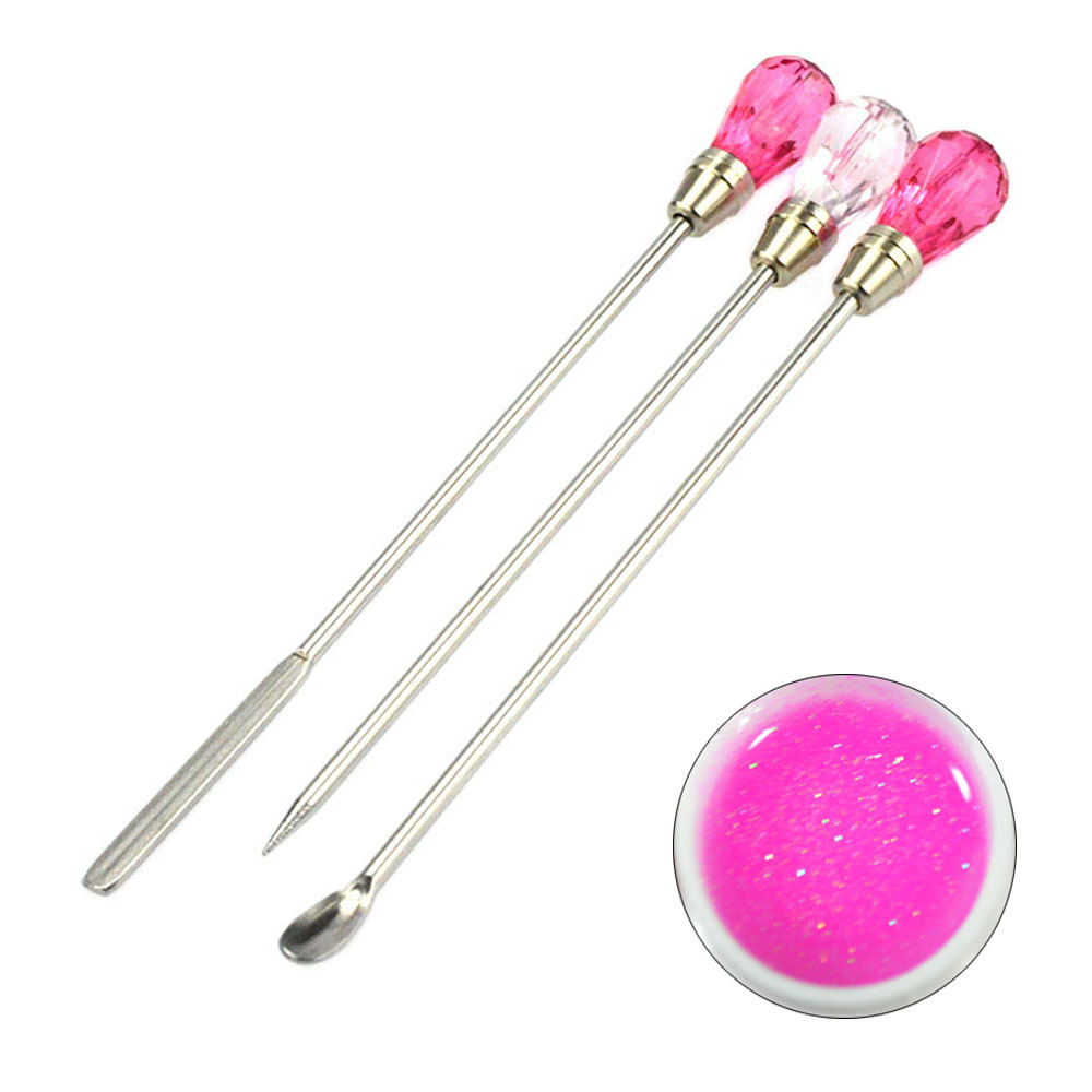 Nail Art Pinterest - 3PCS Stainless Steel Nail Art Stirring