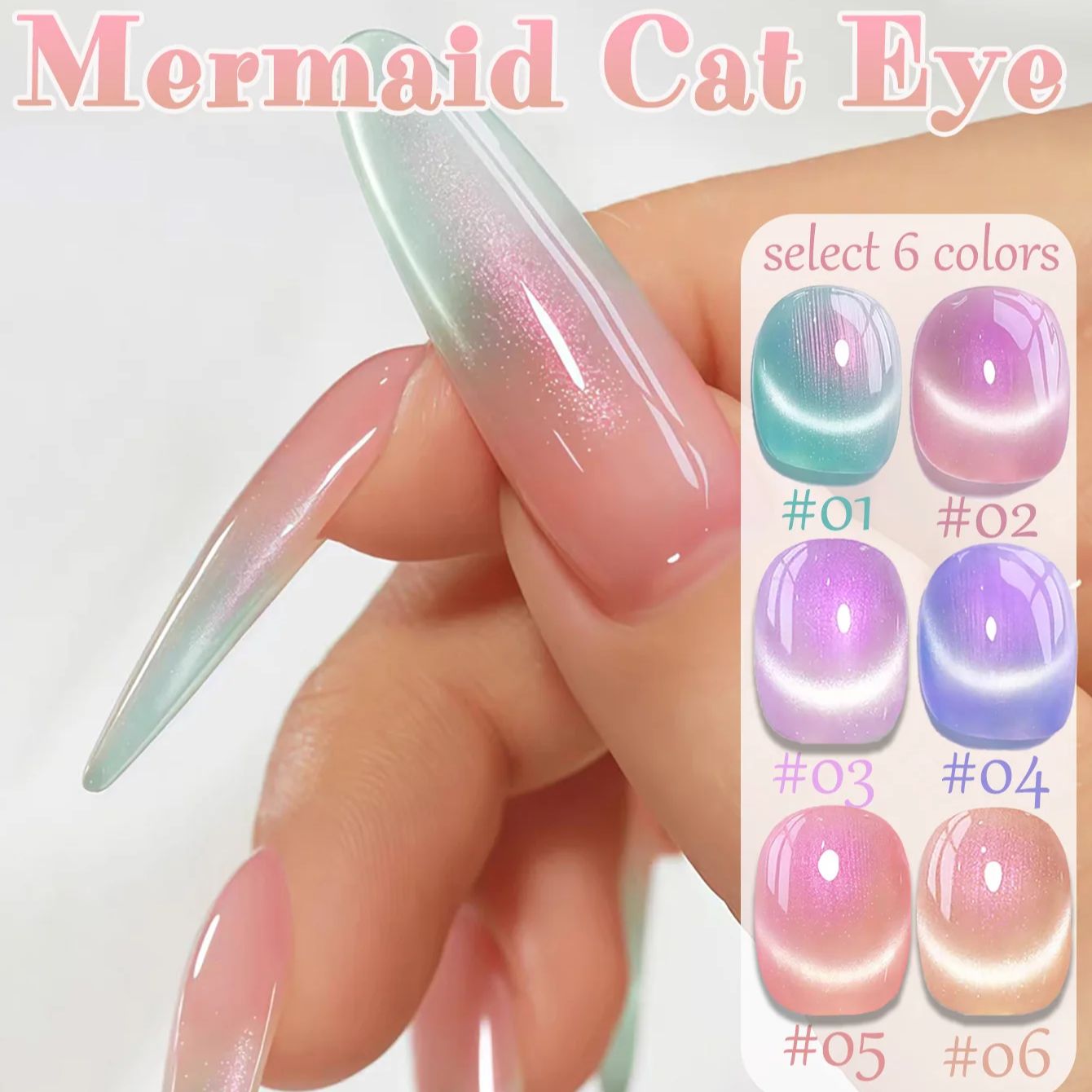 1pcs ZH Summer Charming Mermai - огляд і ціна Nail Art Violet