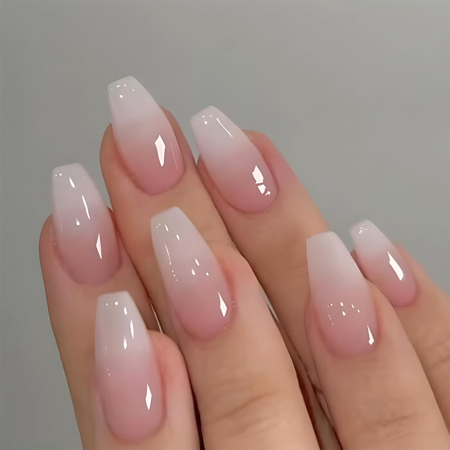 A Set Of 24 Glossy Short Coffi - огляд і ціна Nail Art Quotes