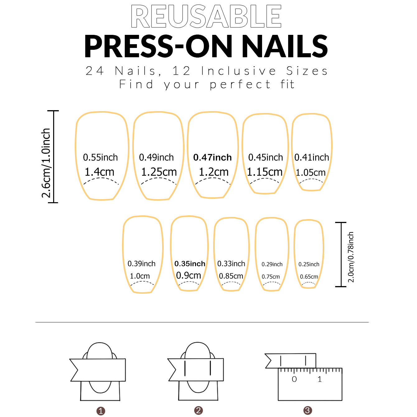 A Set Of 24 Glossy Short Coffi - огляд і ціна Nail Art Quotes
