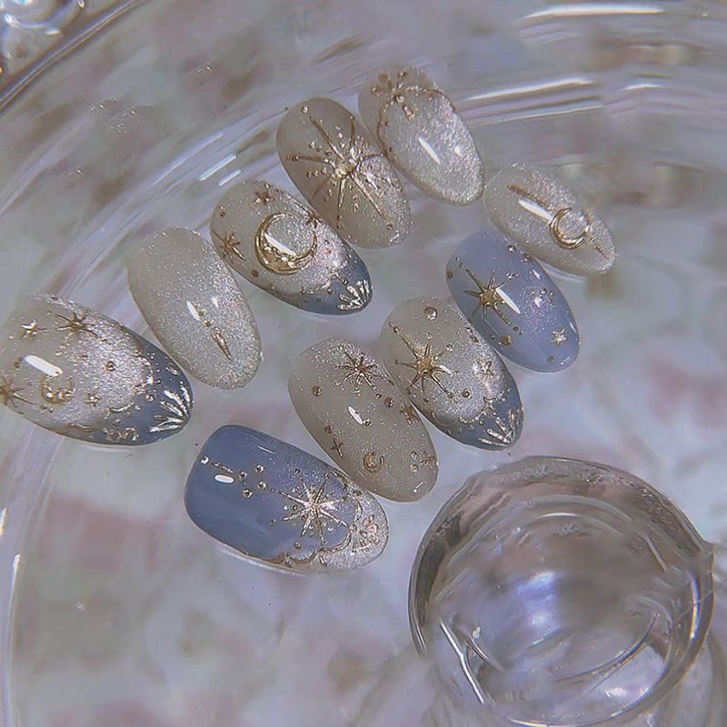 24pcs Gilded Starlight Stick o - огляд і ціна Nail Art Y2K