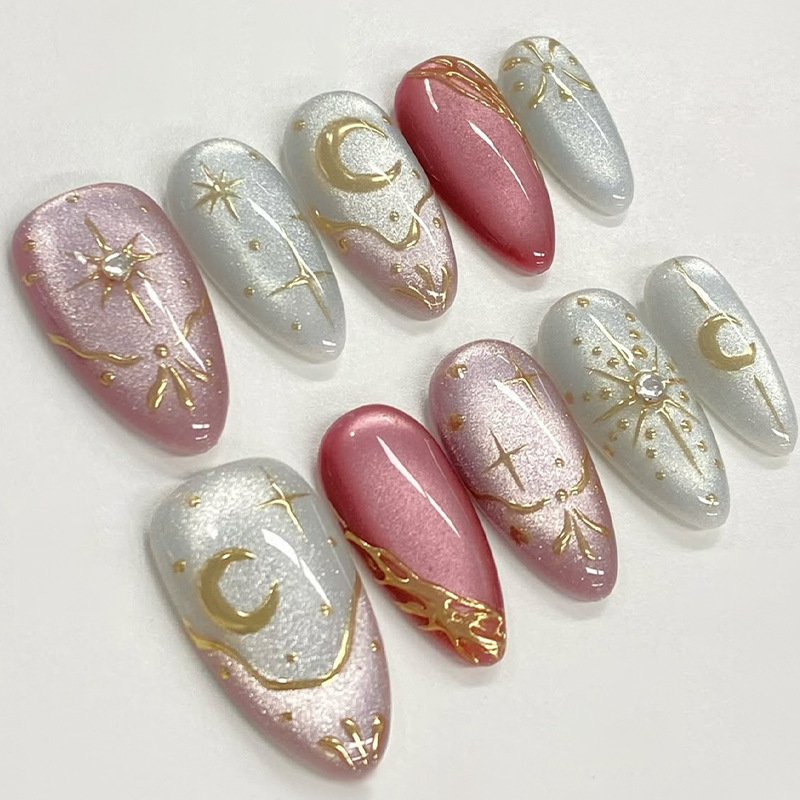 24pcs Gilded Starlight Stick o - огляд і ціна Nail Art Y2K