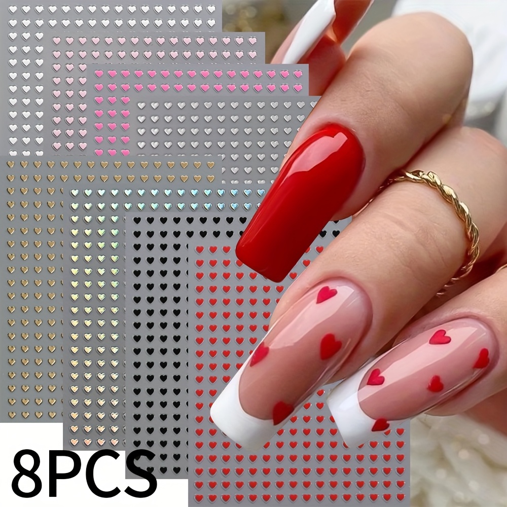 8pcs Mini Love Nail Art Sticke - огляд і ціна Nail Art Quotes