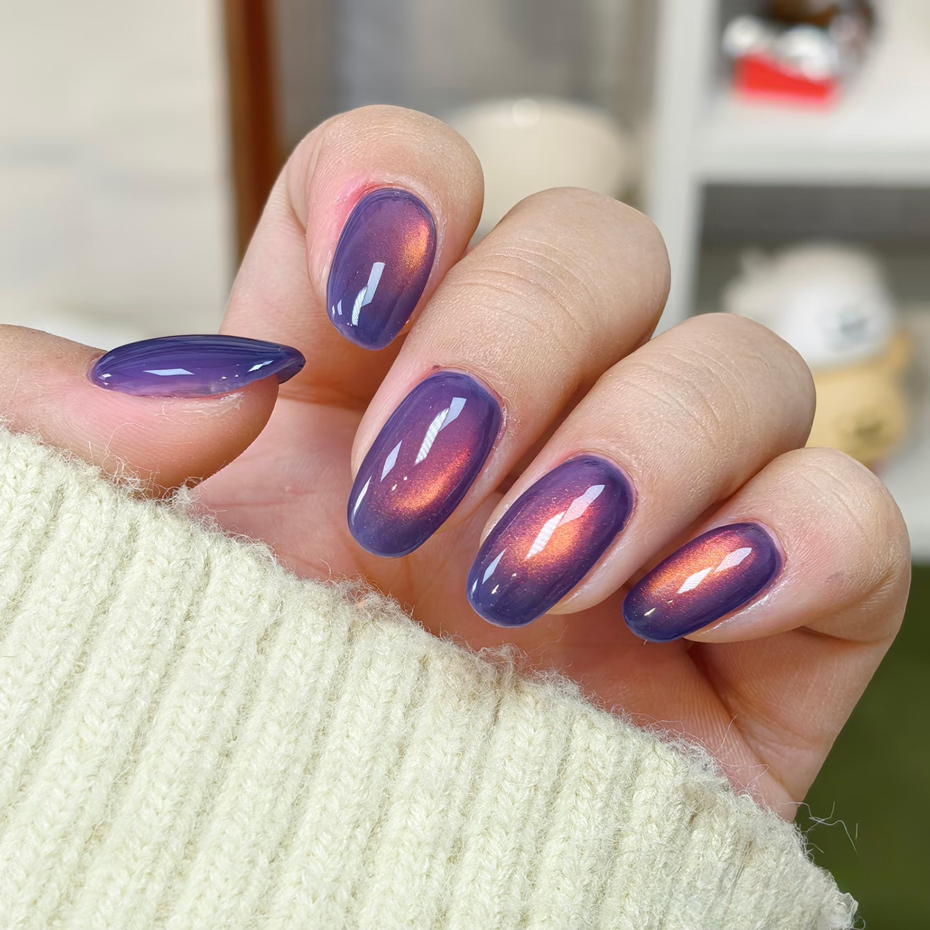 1-10pcs WS Autumn Winter Amber - огляд і ціна Nail Art Violet