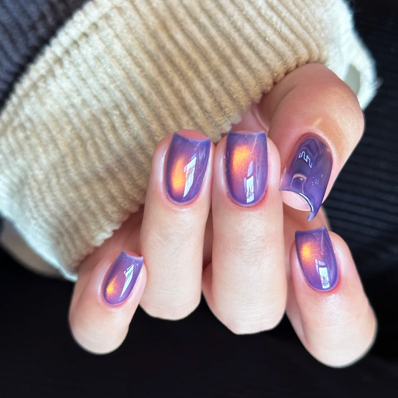 1-10pcs WS Autumn Winter Amber - огляд і ціна Nail Art Violet