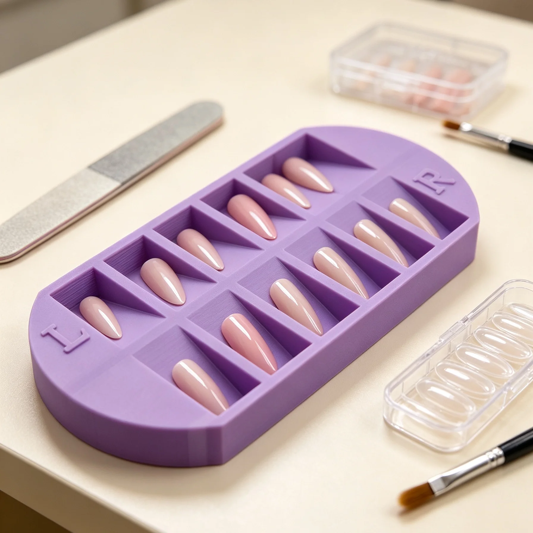 8-Grids Nail Tip Storage Tray  - огляд і ціна Nail Art Quotes