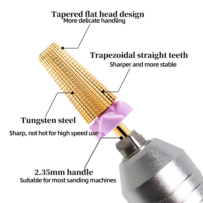 5 in 1 Tungsten Steel Nail Dri - огляд і ціна Nail Art Violet