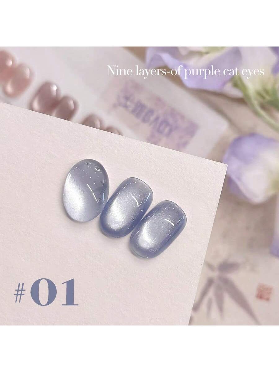 1-6pcs 6 Colors 15ML Purple Ca - огляд і ціна Nail Art Violet