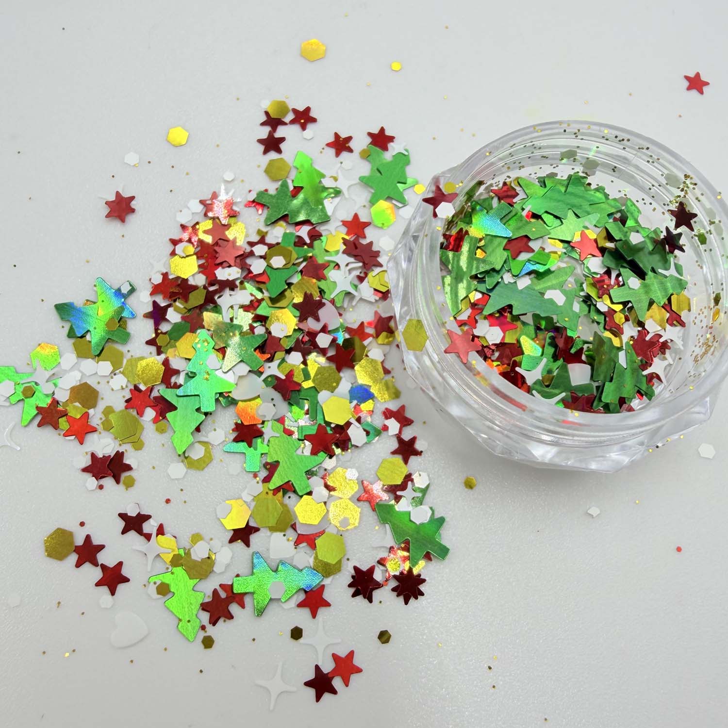 Christmas Nail Art Glitter Seq - огляд і ціна Nail Art Xmas