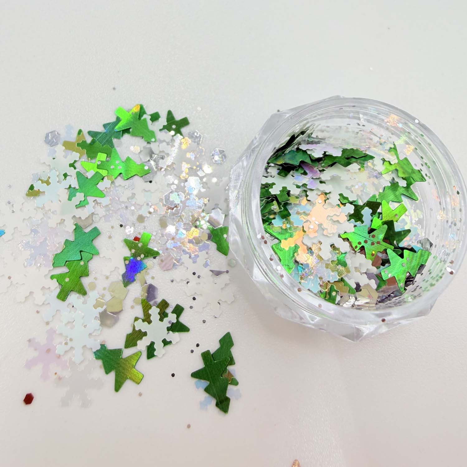 Christmas Nail Art Glitter Seq - огляд і ціна Nail Art Xmas