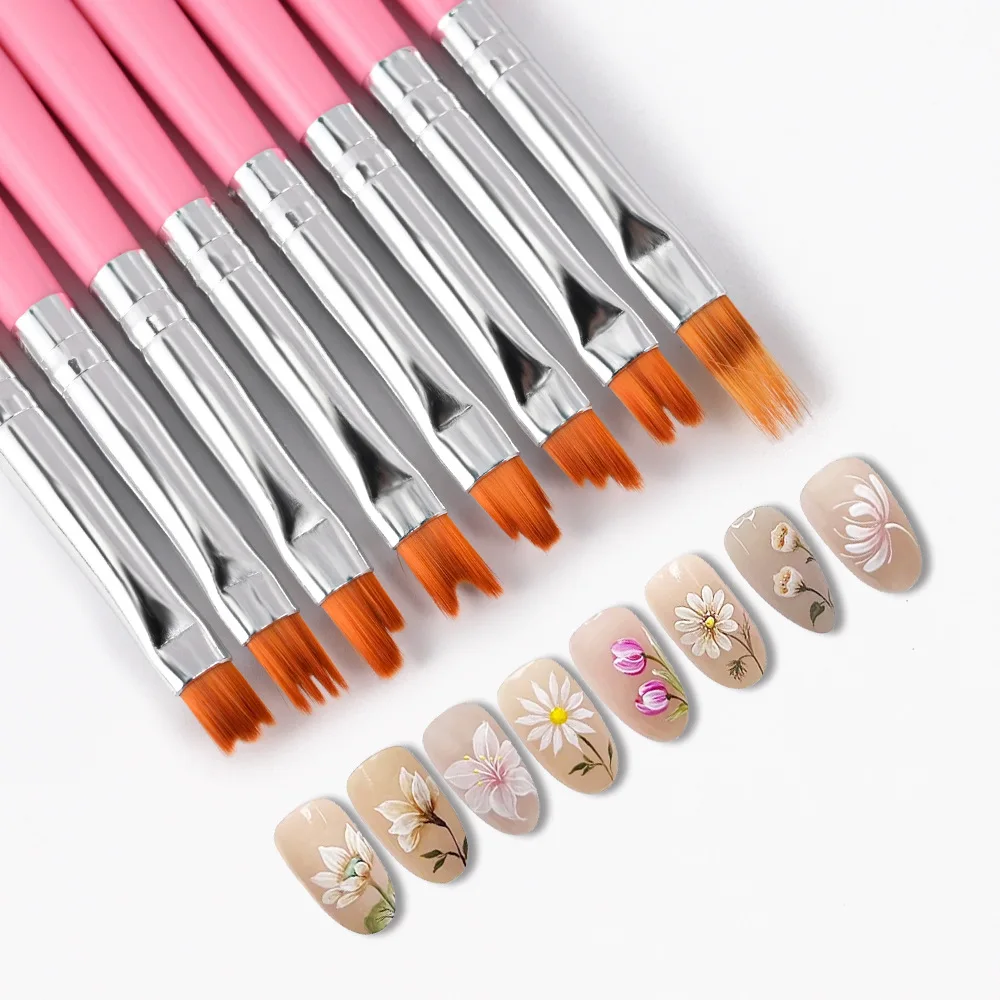 8-Piece Nail Art Brush Set – Z - огляд і ціна Nail Art Zig Zag