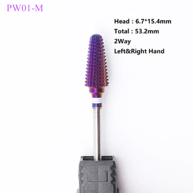 Purple Carbide Nail Drill Bits - огляд і ціна Nail Art Violet