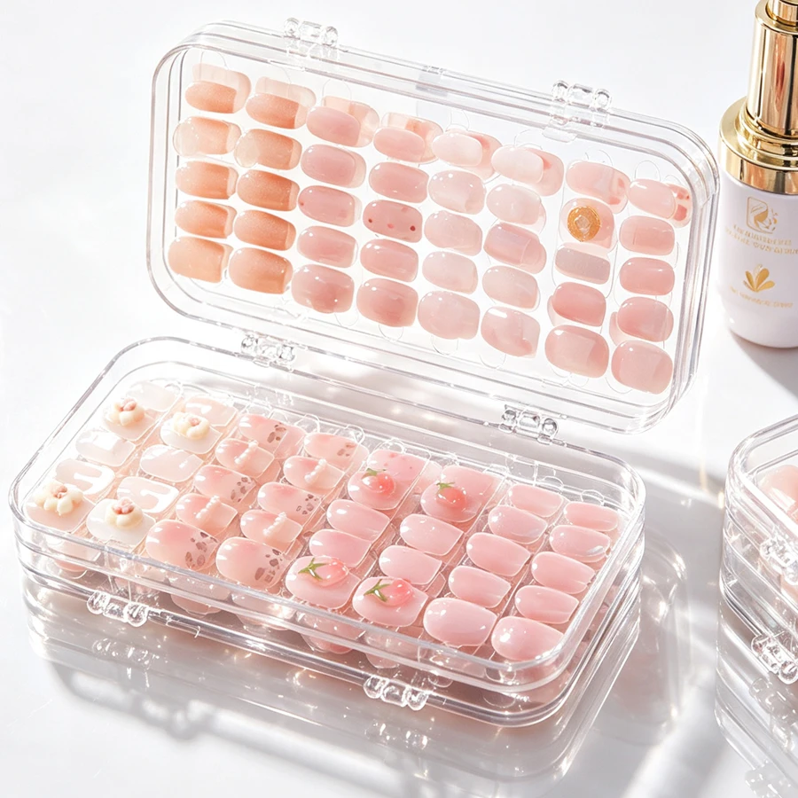 Clear Foldable Press On Nail S - огляд і ціна Nail Art Pinterest