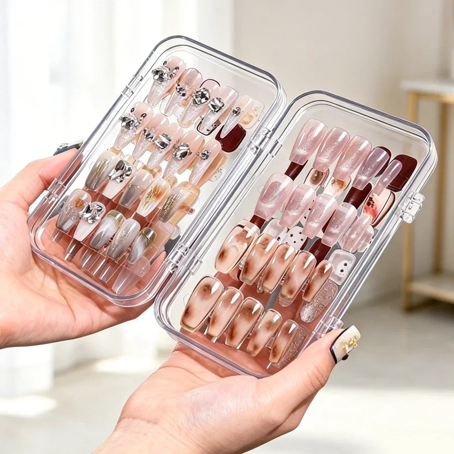 Clear Foldable Press On Nail S - огляд і ціна Nail Art Pinterest