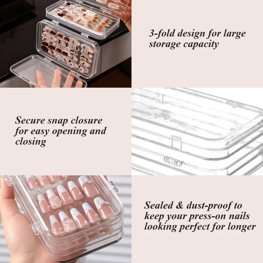 Clear Foldable Press On Nail S - огляд і ціна Nail Art Pinterest