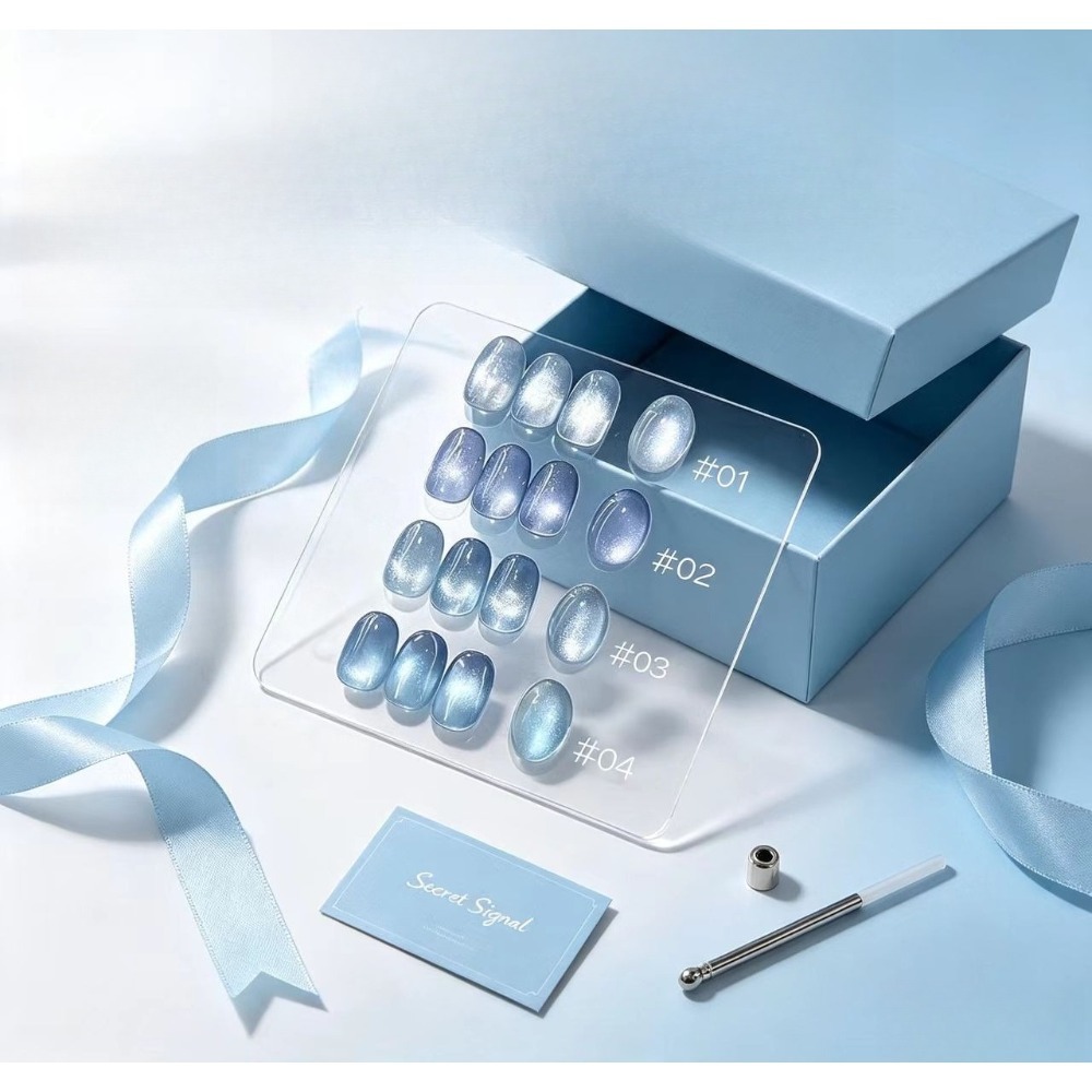 Gift Magnet Stick + Brush Glac - огляд і ціна Nail Art Ice Blue