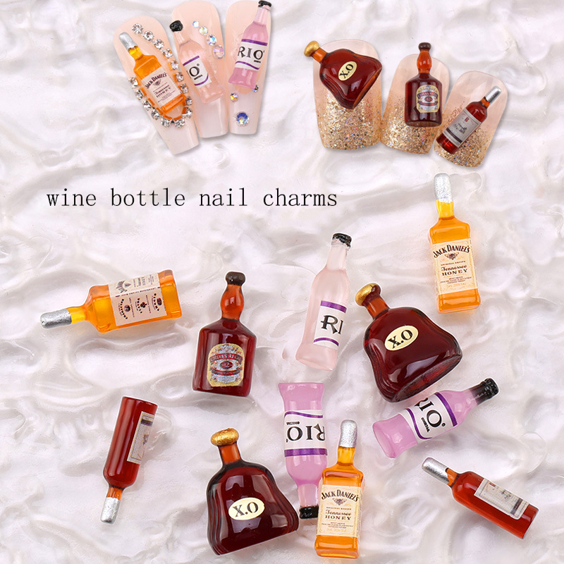 20*pcs New Wine Bottle Nail Ch - огляд і ціна Nail Art Xmas