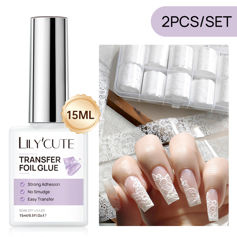 LILYCUTE Transfer Foil Glue Ge - огляд і ціна Nail Art Pinterest
